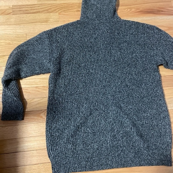 Zara Grey Oversized Hoodie Size Small - Picture 6 of 8